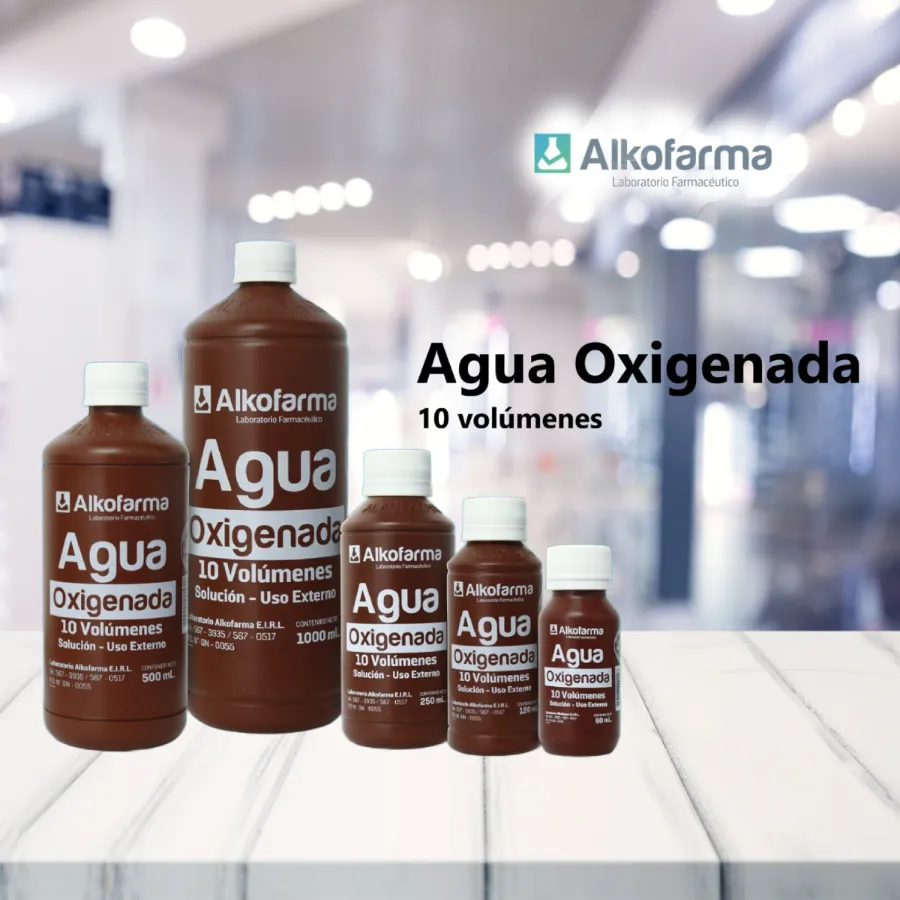 Agua oxigenada uso médico