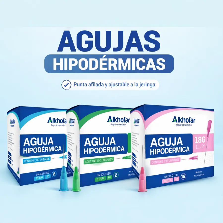 Aguja hipodérmica