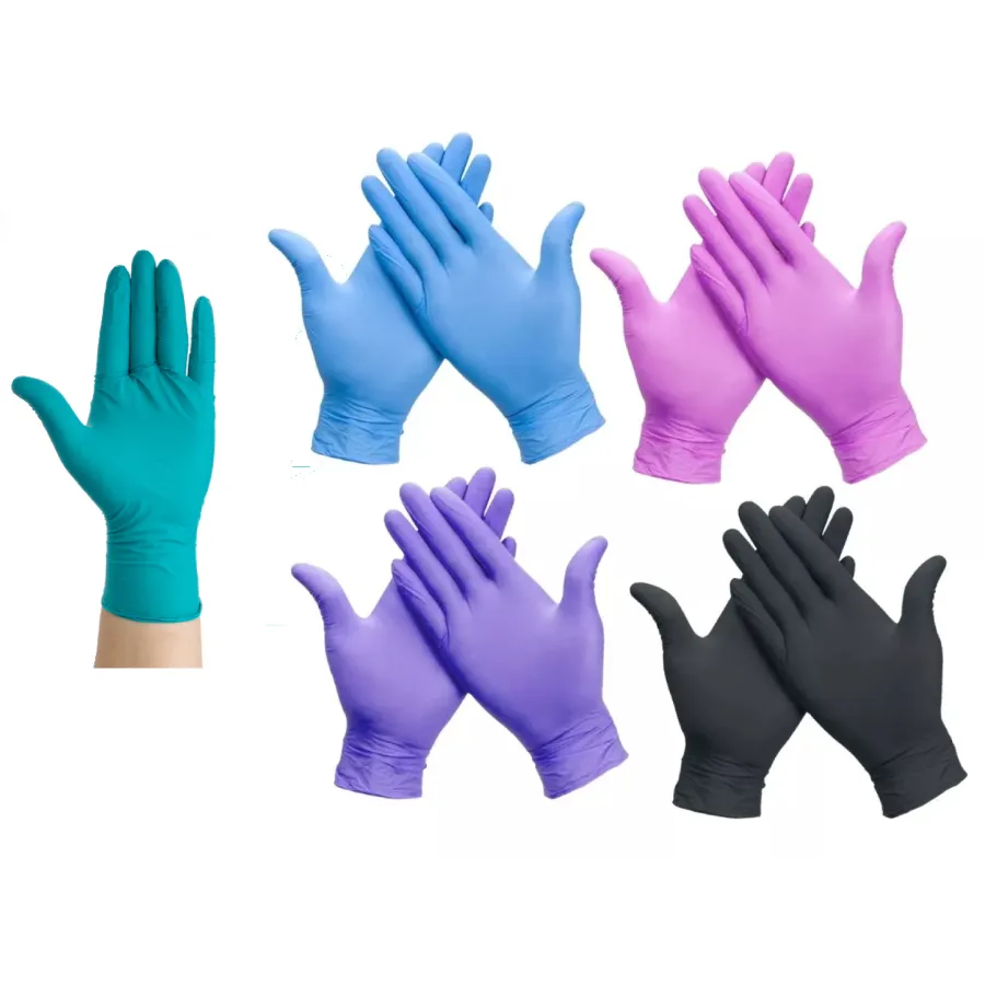 Guantes de nitrilo médico