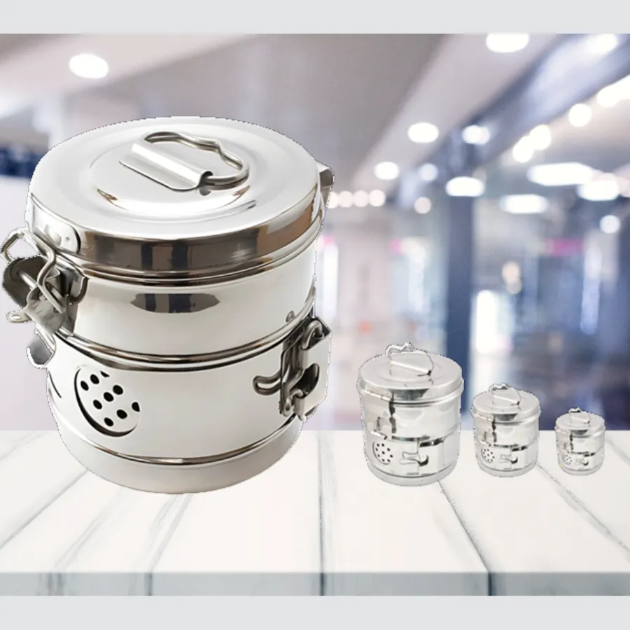 Tambor de acero médico