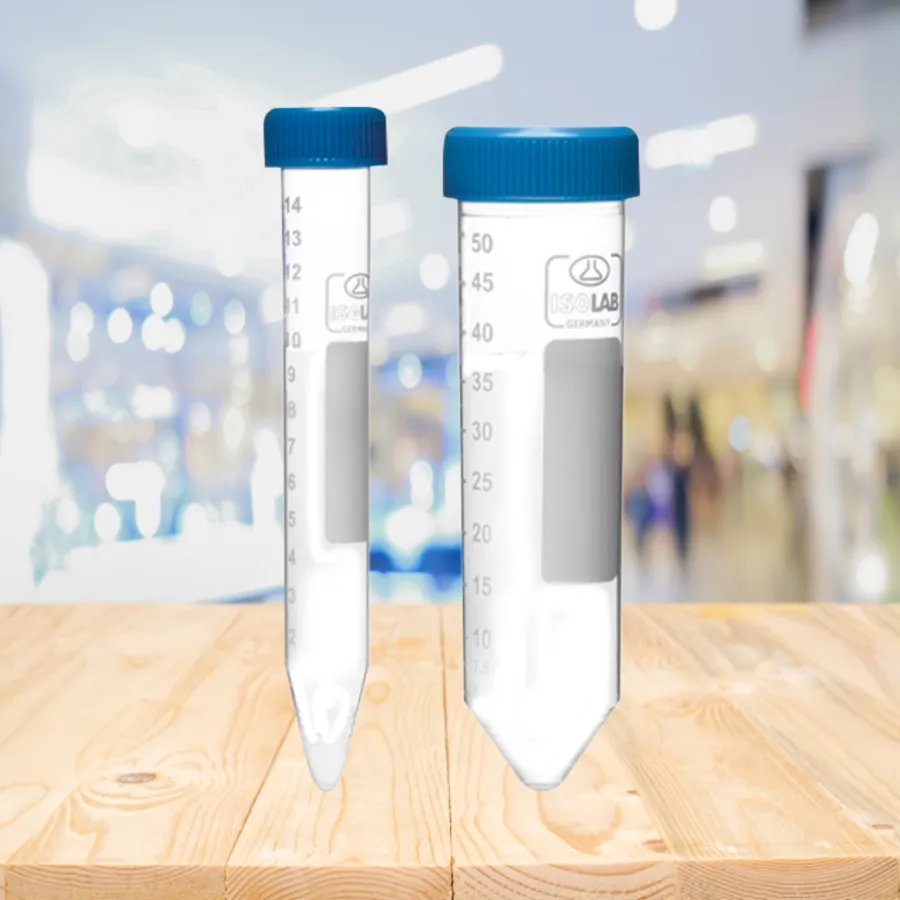 Tubos cónicos de laboratorio