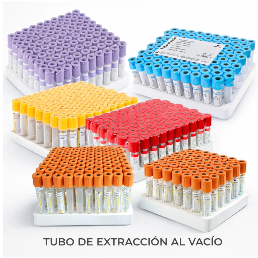 Tubos de extracción de sangre